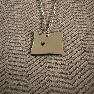 State Of Oregon Necklace - NEW!